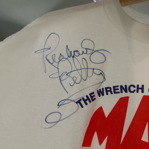 Autographed 90’s XL Richard Petty Mac Tools Racing T-Shirt - Picture 3 of 5